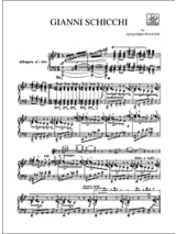 Gianni Schicchi - PUCCINI - Partition - Opéras